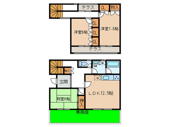 ア－クフォ－の物件間取画像